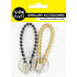 Metallic Colour Woven PU KeyChains